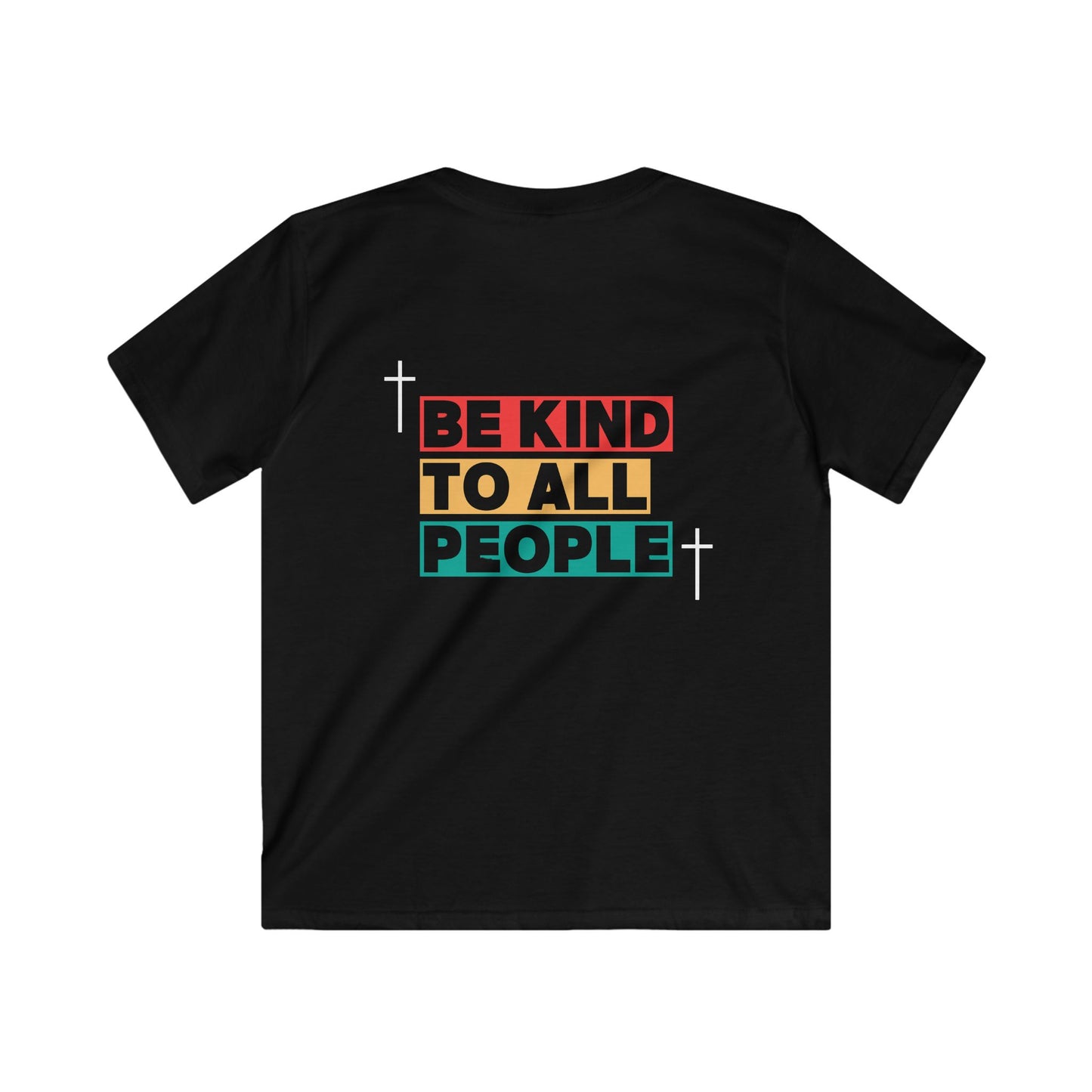 Be kind to all people - KIDS back print