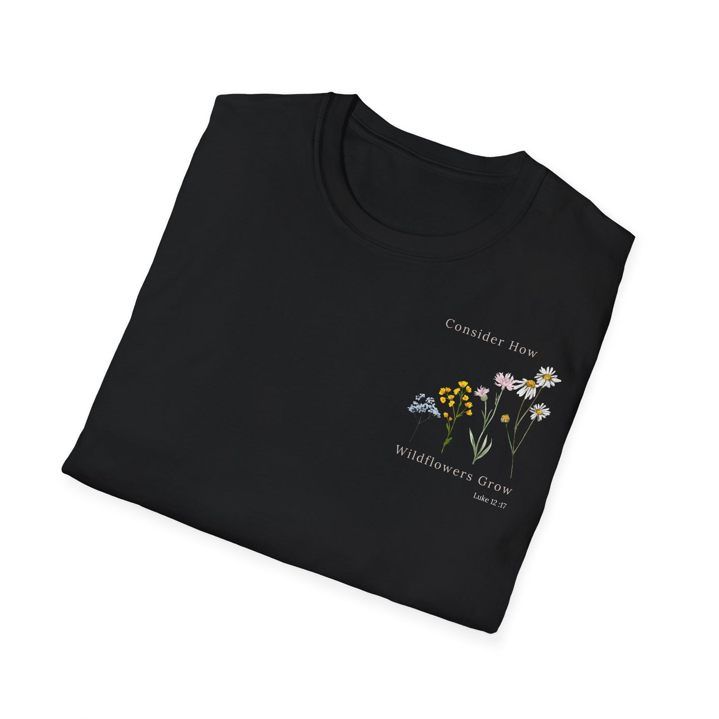 Consider how wildflowers grow - front print