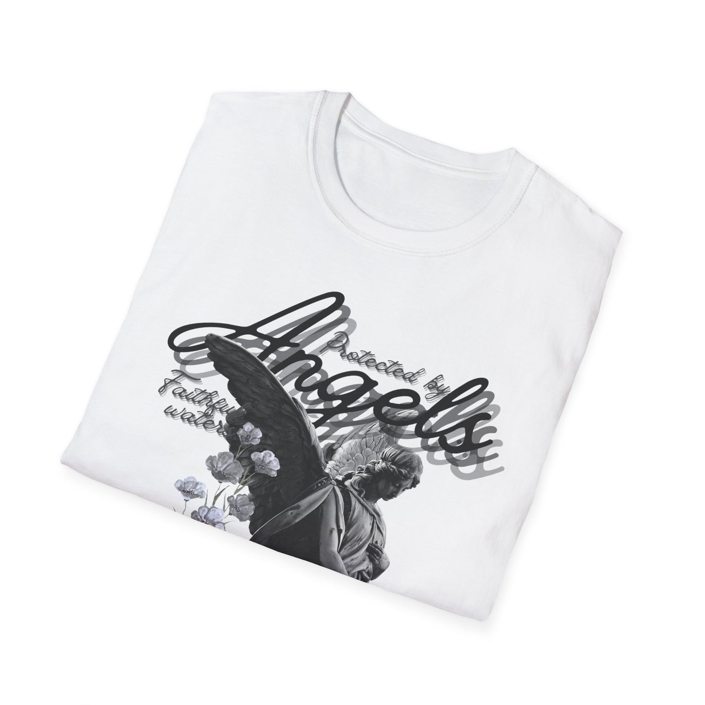 Protected by angels -front print