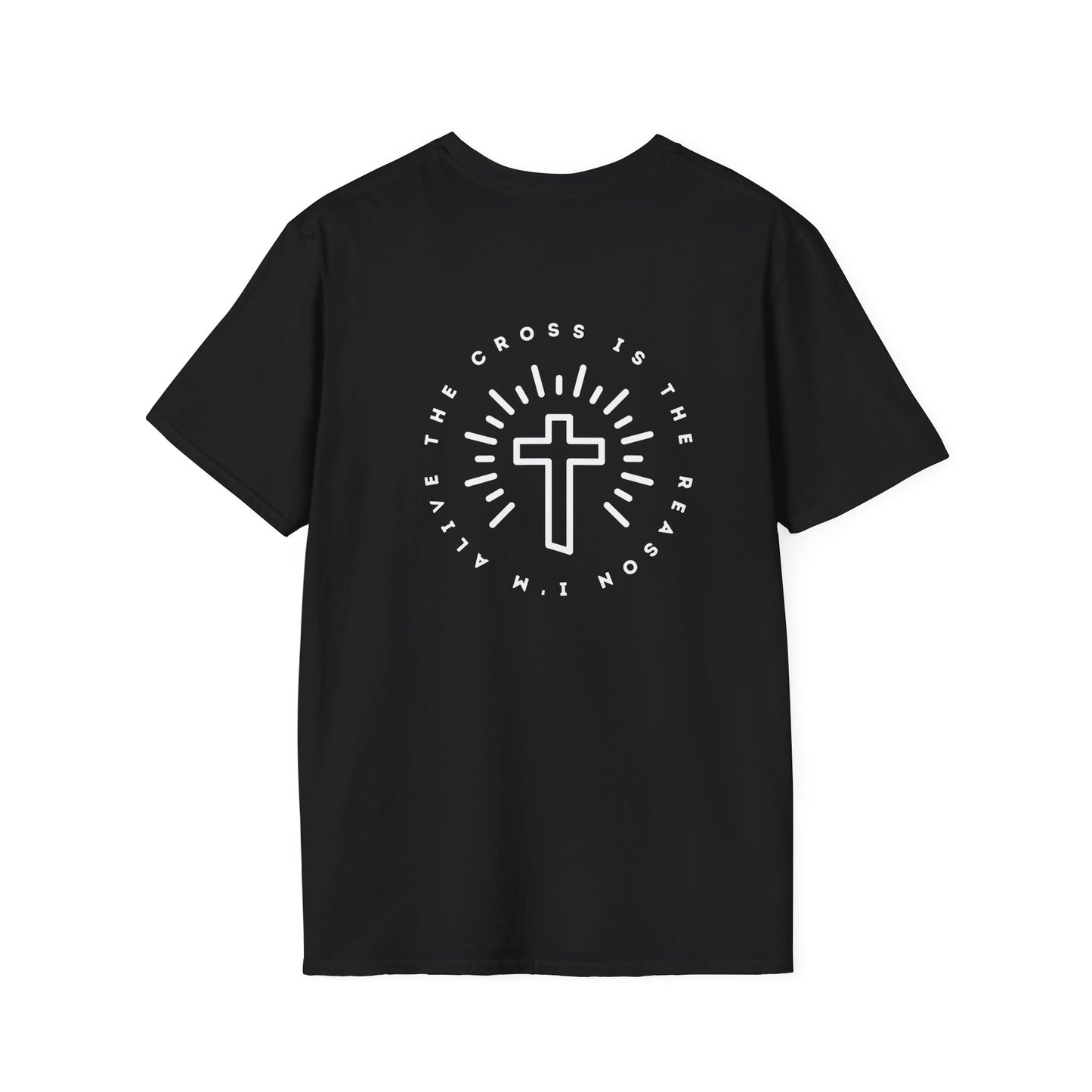 The cross is the reason im alive - back print