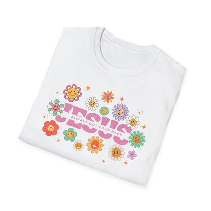 Jesus always got your back ,front print