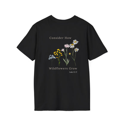 Consider how wildflowers grow -back print