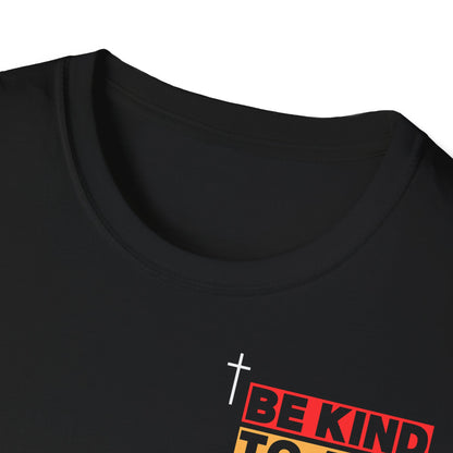 Be kind to all people - front chest print