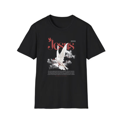 The dove/jesus - front print