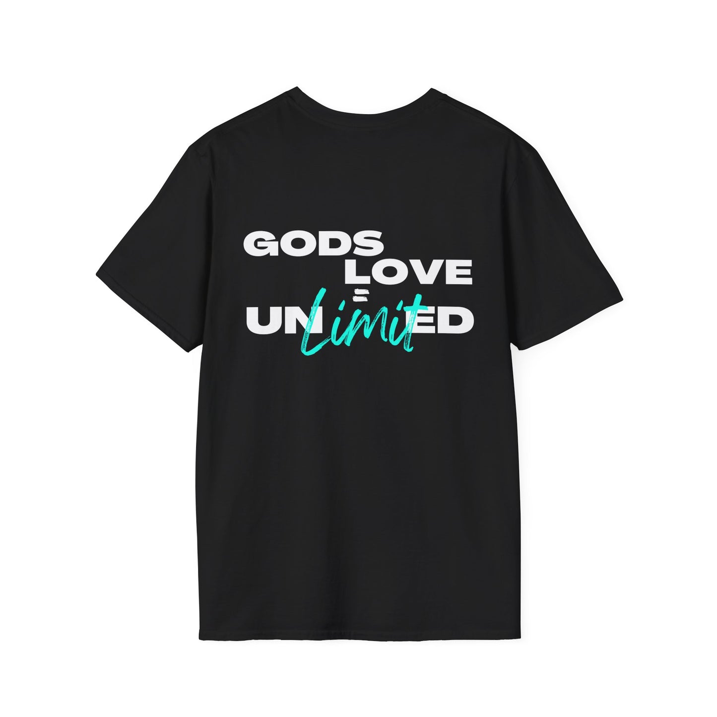 Gods love is unlimited - back print