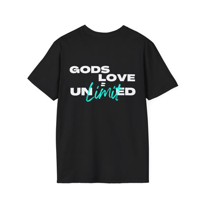 Gods love is unlimited - back print