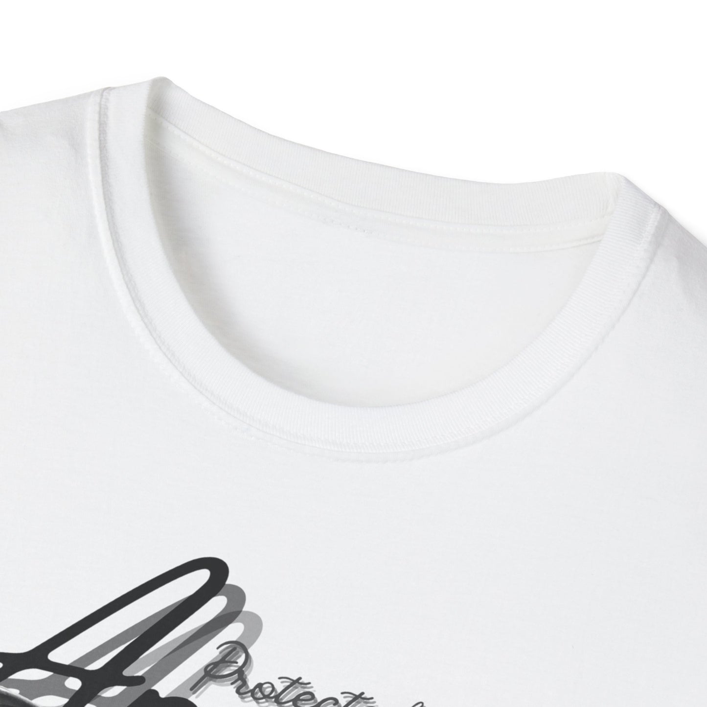 Protected by angels -front print