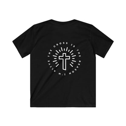 The cross is the reason im alive - KIDS back print