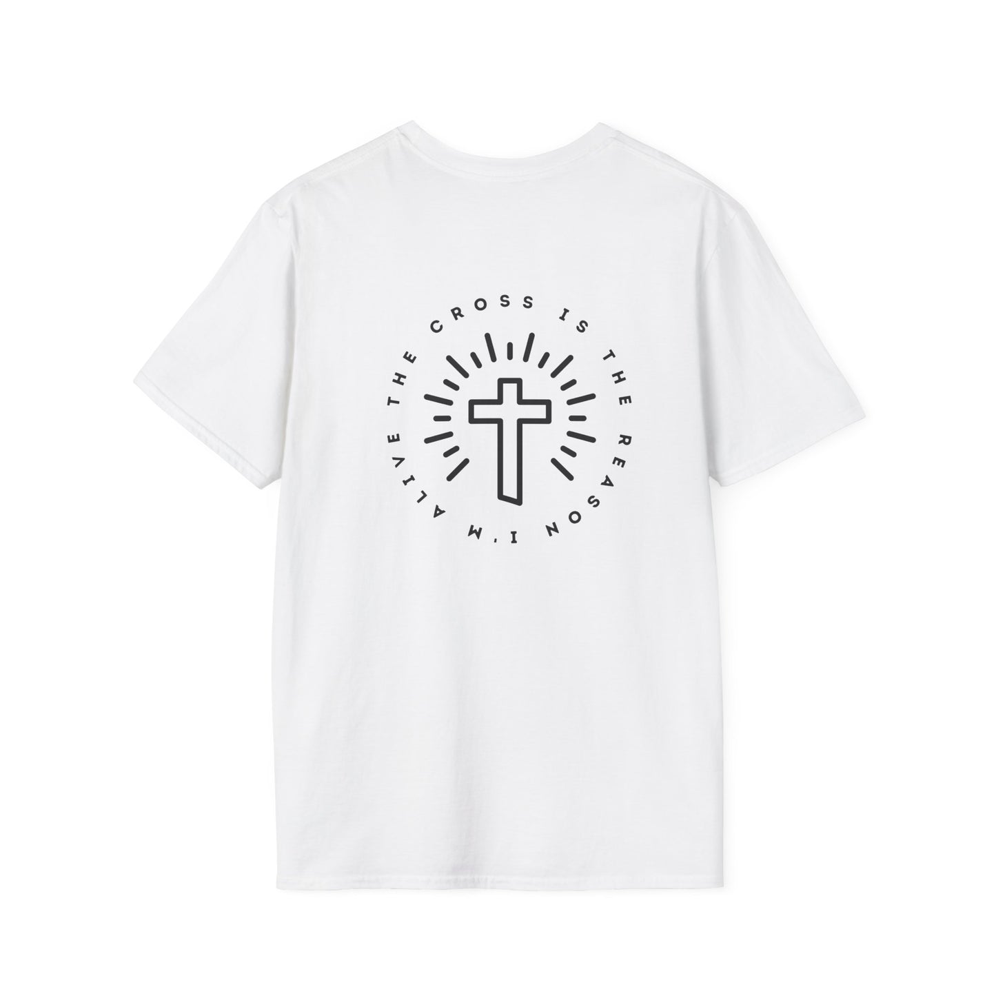 The cross is the reason im alive - back print