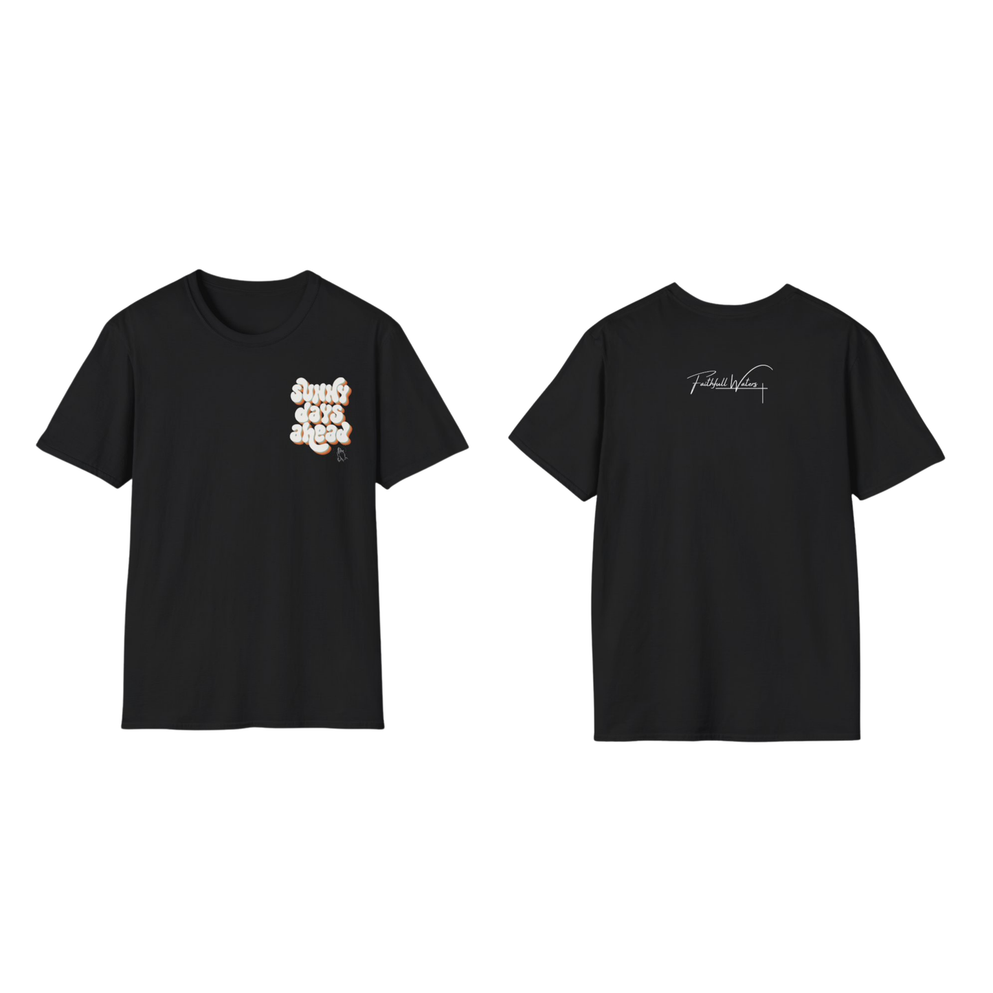 Sunny days ahead - front chest print