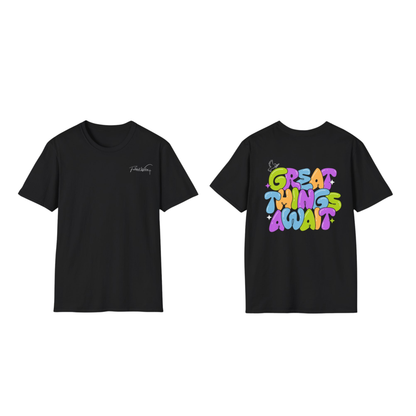 Great things await - Back print