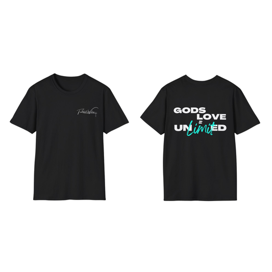 Gods love is unlimited - back print