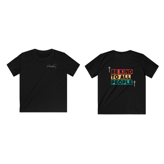 Be kind to all people - KIDS back print