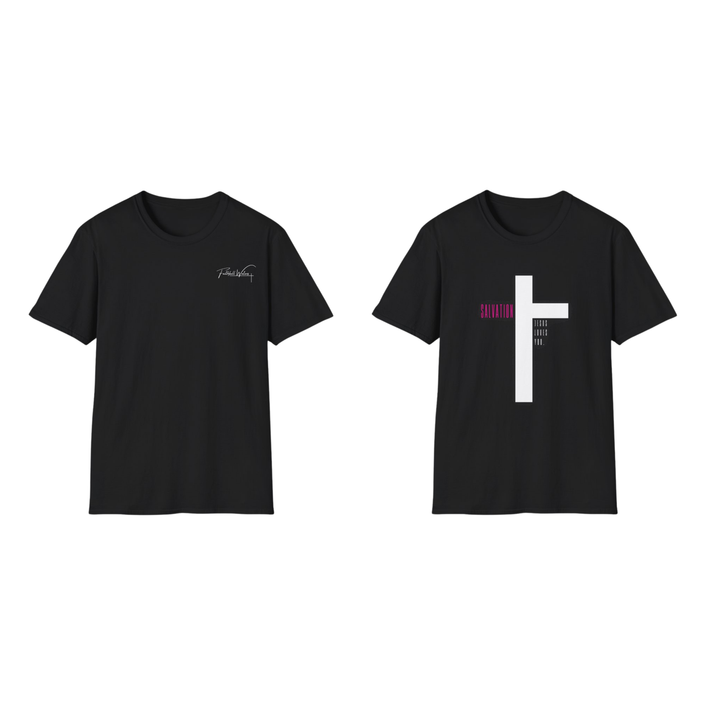 Salvation- jesus loves you - front print