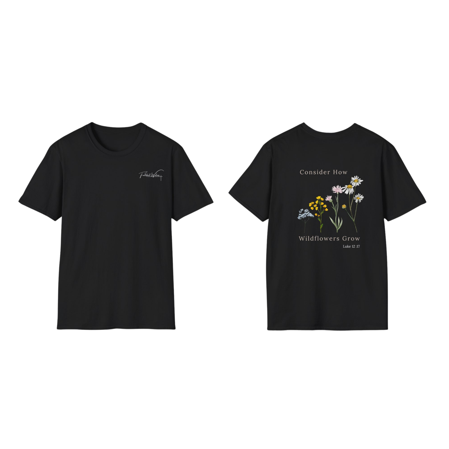 Consider how wildflowers grow -back print